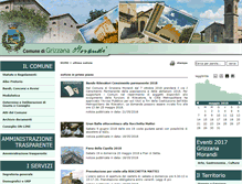 Tablet Screenshot of comune.grizzanamorandi.bo.it